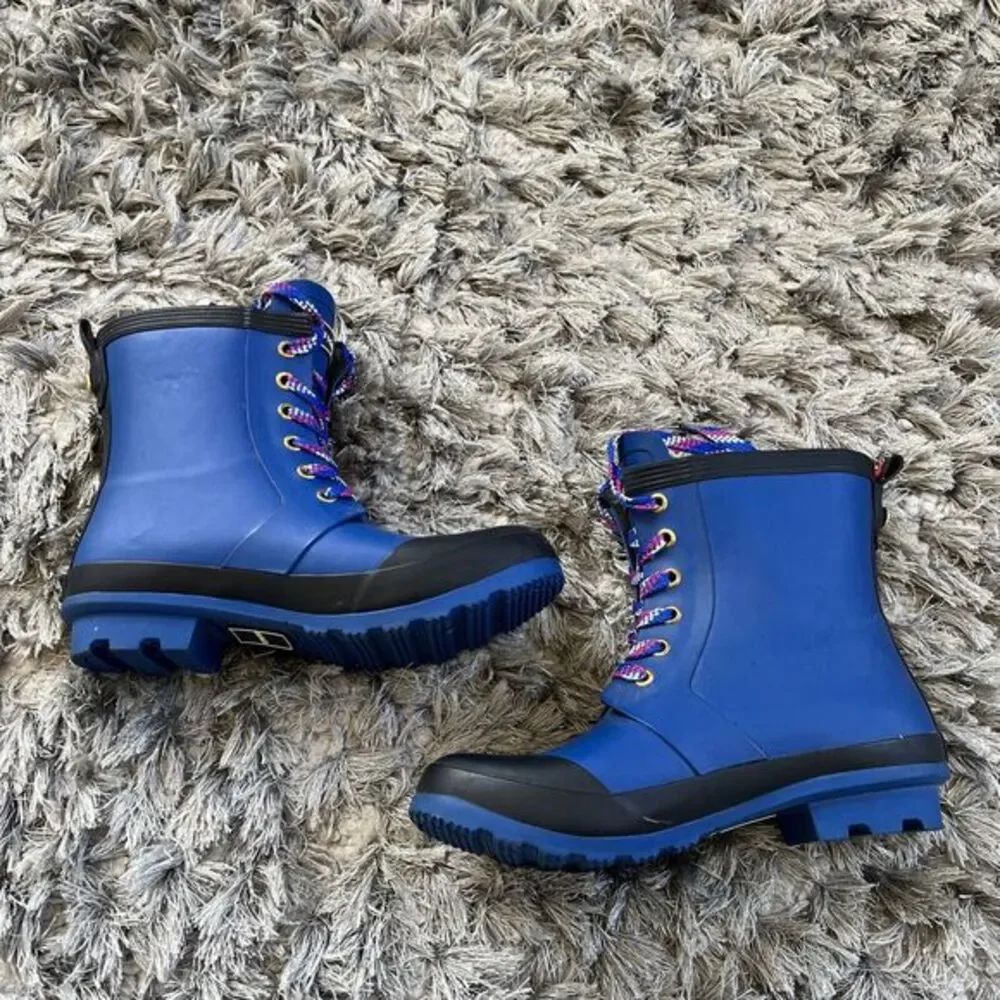 Tommy‎ Hilfiger Boots Girls 6 Renegade Ankle Lace Up Rubber
